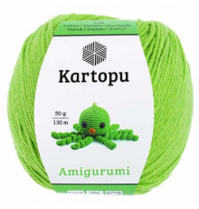 Пряжа Kartopu Amigurumi (Картопу Амигуруми) – цвет 1390 яркая фисташка