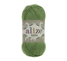 Пряжа Alize Bella – цвет 492 зеленый
