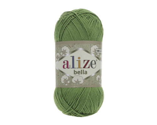Пряжа Alize Bella – цвет 492 зеленый