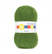 Пряжа NAKO BONBON Бонбон – цвет 98235 зеленый