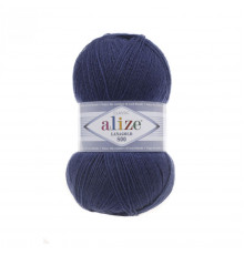 Пряжа Alize Lanagold 800 (Ализе Ланаголд 800) – цвет 215 синий