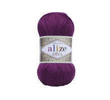 Пряжа Alize Diva – цвет 297 сливовый