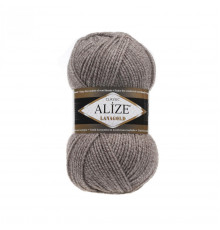Пряжа Alize Lanagold Classic (Ализе Ланаголд Классик) – цвет 650 коричневый меланж