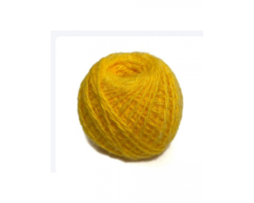 Пряжа Карачаевская Клубок - цвет желтый
